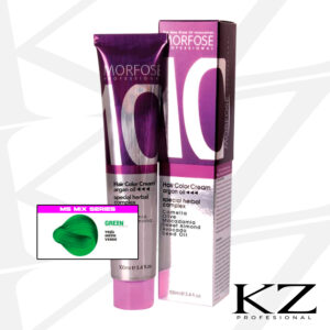 10 Hair Color Cream 100ml Green - Tinte de Cabello Profesional - MORFOSE