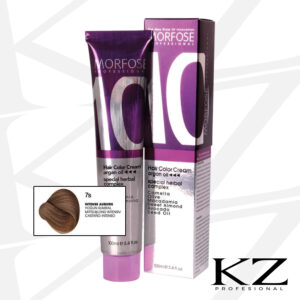 10 Hair Color Cream 100ml Intense Auburn 7s - Tinte de Cabello Profesional - MORFOSE