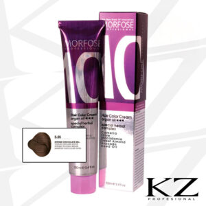 10 Hair Color Cream 100ml Intense Chocolate Brown 5.35 - Tinte de Cabello Profesional - MORFOSE