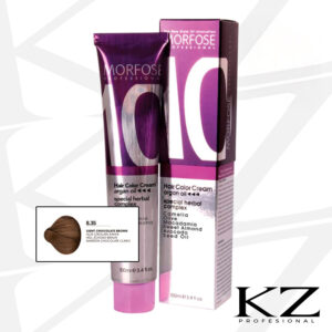 10 Hair Color Cream 100ml Light Chocolate Brown 8.35 - Tinte de Cabello Profesional - MORFOSE
