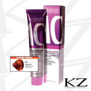 10 Hair Color Cream 100ml Light Copper 8.4 - Tinte de Cabello Profesional - MORFOSE
