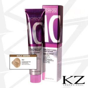 10 Hair Color Cream 100ml Platinum Blonde Dore 10.3 - Tinte de Cabello Profesional - MORFOSE