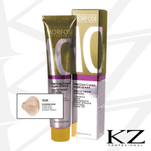 10 Hair Color Cream 100ml Platinum Gold 12.03 - Tinte de Cabello Profesional - MORFOSE