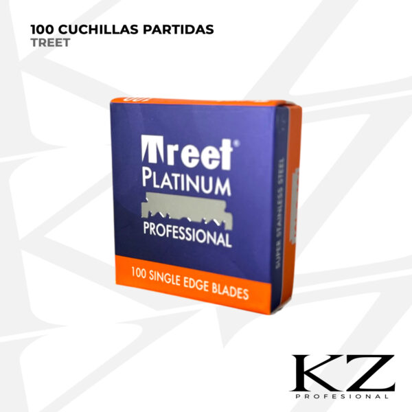 Cuchillas Treet Platinum Partidas 100 UD - TREET