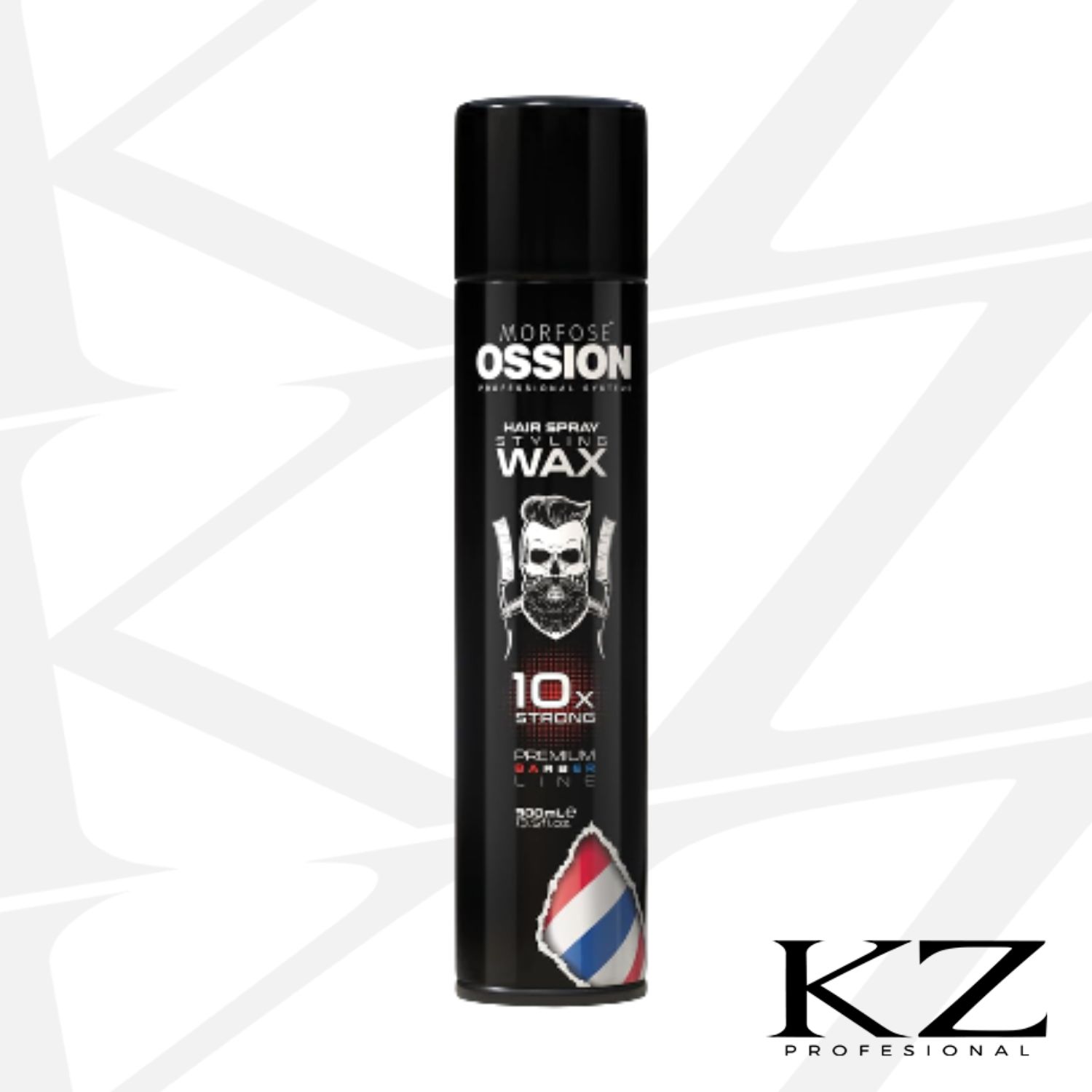 10x Strong Hair Styling Spray 300ml - Laca Para Pelo Fuerte 10x - OSSION