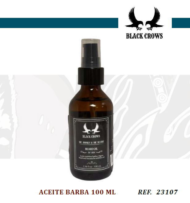 Aceite de Barba / Beard Oil 100 Ml - BLACK CROWS
