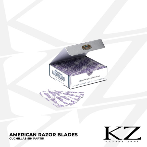 Caja 100 Cuchillas Enteras - American Razor Blades