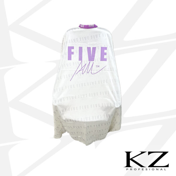 Capa de Corte Blanca con Cuello Neopreno con Corchetes – FIVE AM