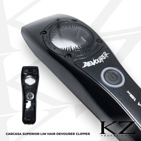 Repuesto Tapa Semi Carcasa Negra Cutlim - LIM HAIR