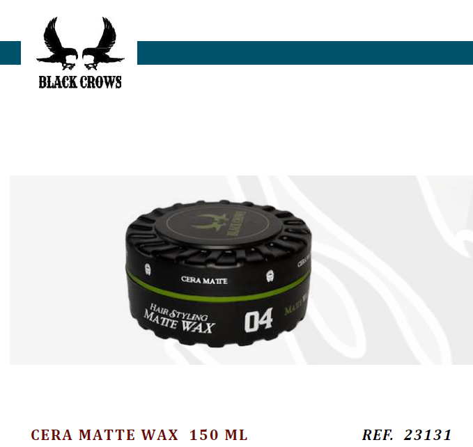 Cera 04 Mate Wax 150 Ml - BLACK CROWS