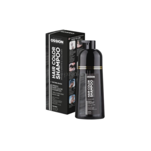 Champú Colorante NEGRO con Argán & Keratina 420 Ml - OSSION 