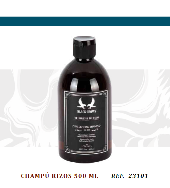 Champú para Rizos 500 Ml - BLACK CROWS