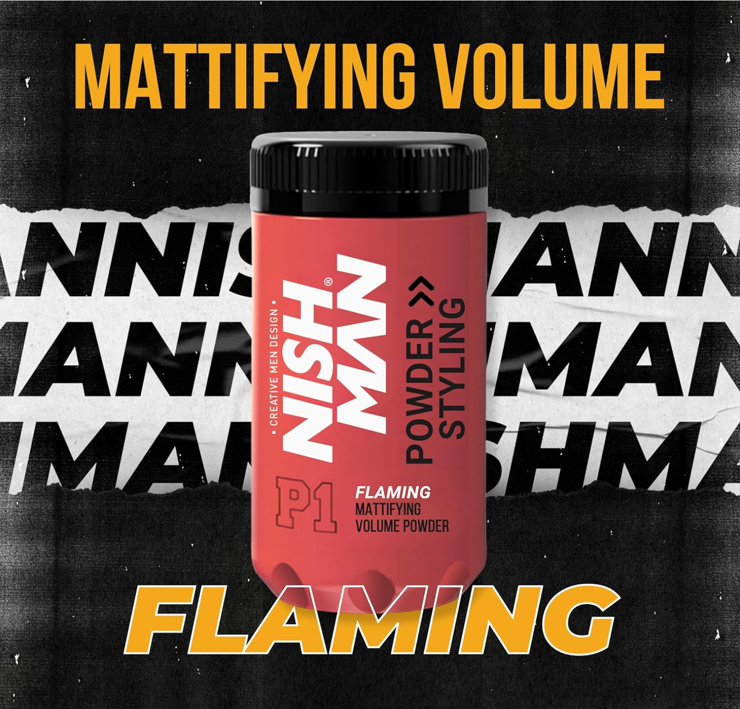 Polvo Voluminizador Matificante P1 Flaming 20gr - NISHMAN