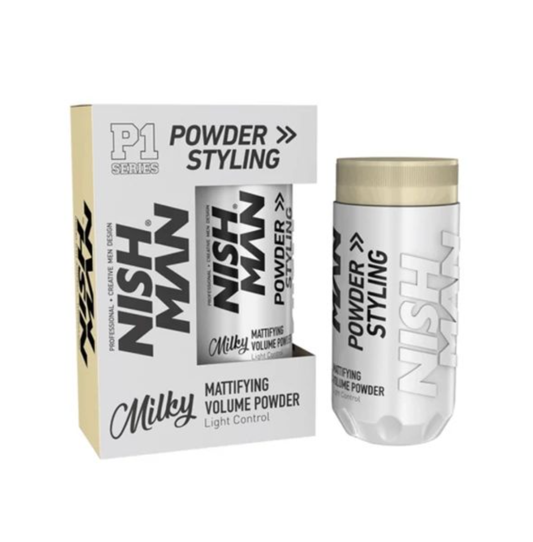Polvo Voluminizador Matificante P1 Milky 20gr - NISHMAN