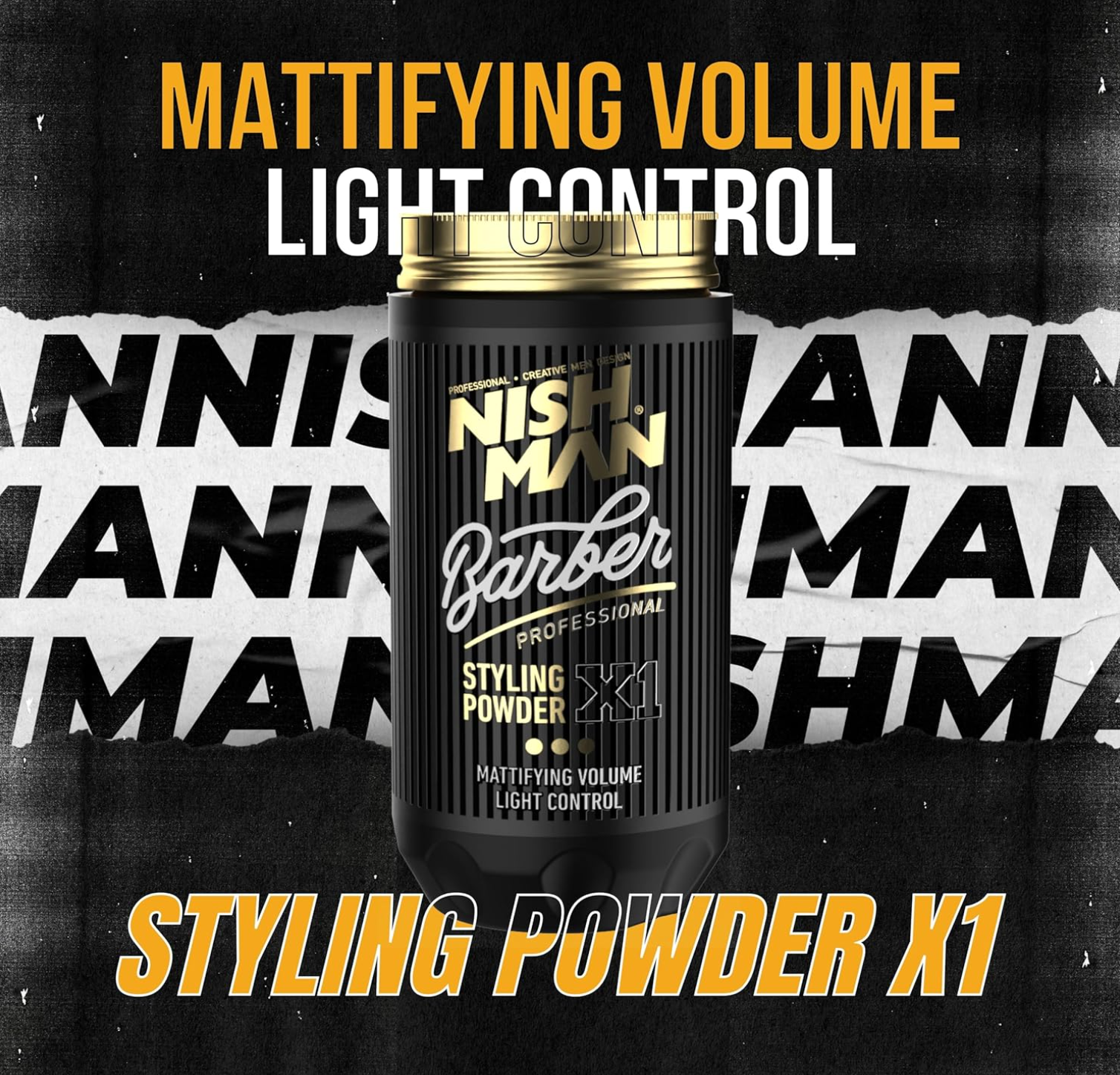 Polvo Voluminizador X1 Matificante Light Extra Fuerte 30gr - NISHMAN