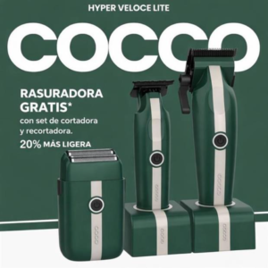 Pack Hyper Veloce Lite Vert/Blanche Shaver de Regalo - COCCO