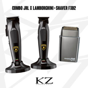Combo 4 - JRL Lamborghini Clipper + Trimmer Negra + FX02 Shaver Babyliss