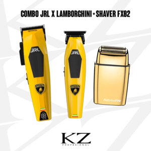 Combo 3 - JRL Lamborghini Clipper + Trimmer Amarilla + FX02 Shaver Babyliss
