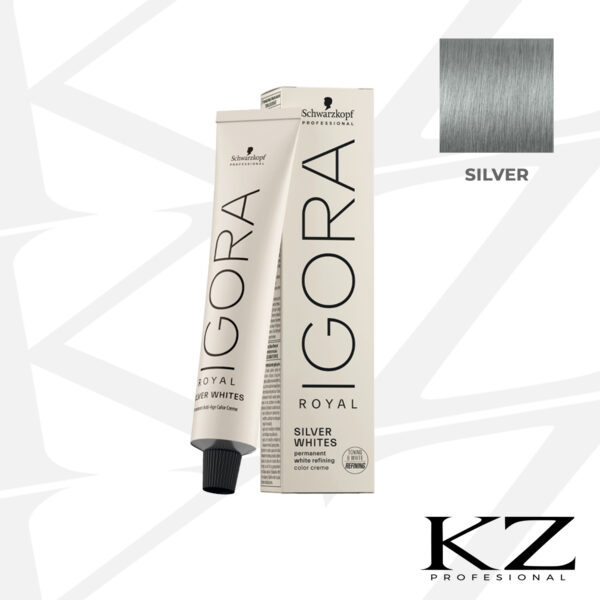 Crema de Coloración Permanente Igora Silver Whites 60ml - SCHWARZKOPF