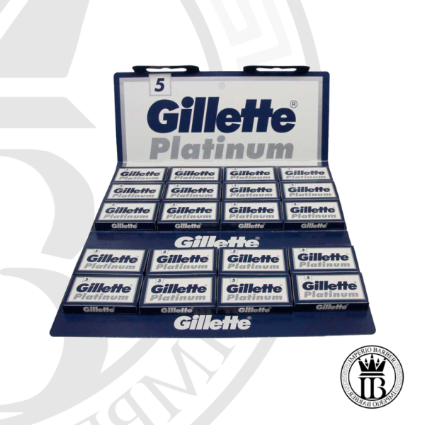 [GILLETTE] CUCHILLAS GILLETE PLATINUM 100 CUCHILLAS 20x5