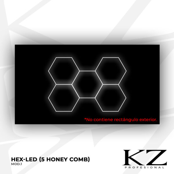 Kit Iluminación LED Hexagonal 5 Honeycomb Mod. 1