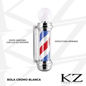 Polo Barbero con Bola Cromo Tricolor - F