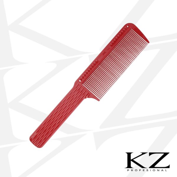 Peine Mezclador de Barbería 9.6" J202 Rojo - JRL