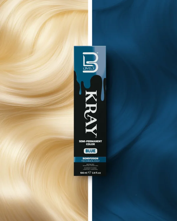 Semi-Permanente Color Blue Kray 100ml - L3VEL3 - Imagen 2