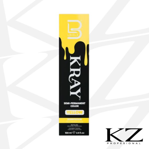 Semi-Permanente Color Yellow Kray 100ml - L3VEL3