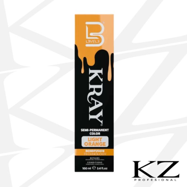 Semi-Permanente Color Light Orange Kray 100ml - L3VEL3