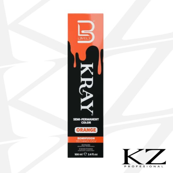 Semi-Permanente Color Orange Kray 100ml - L3VEL3