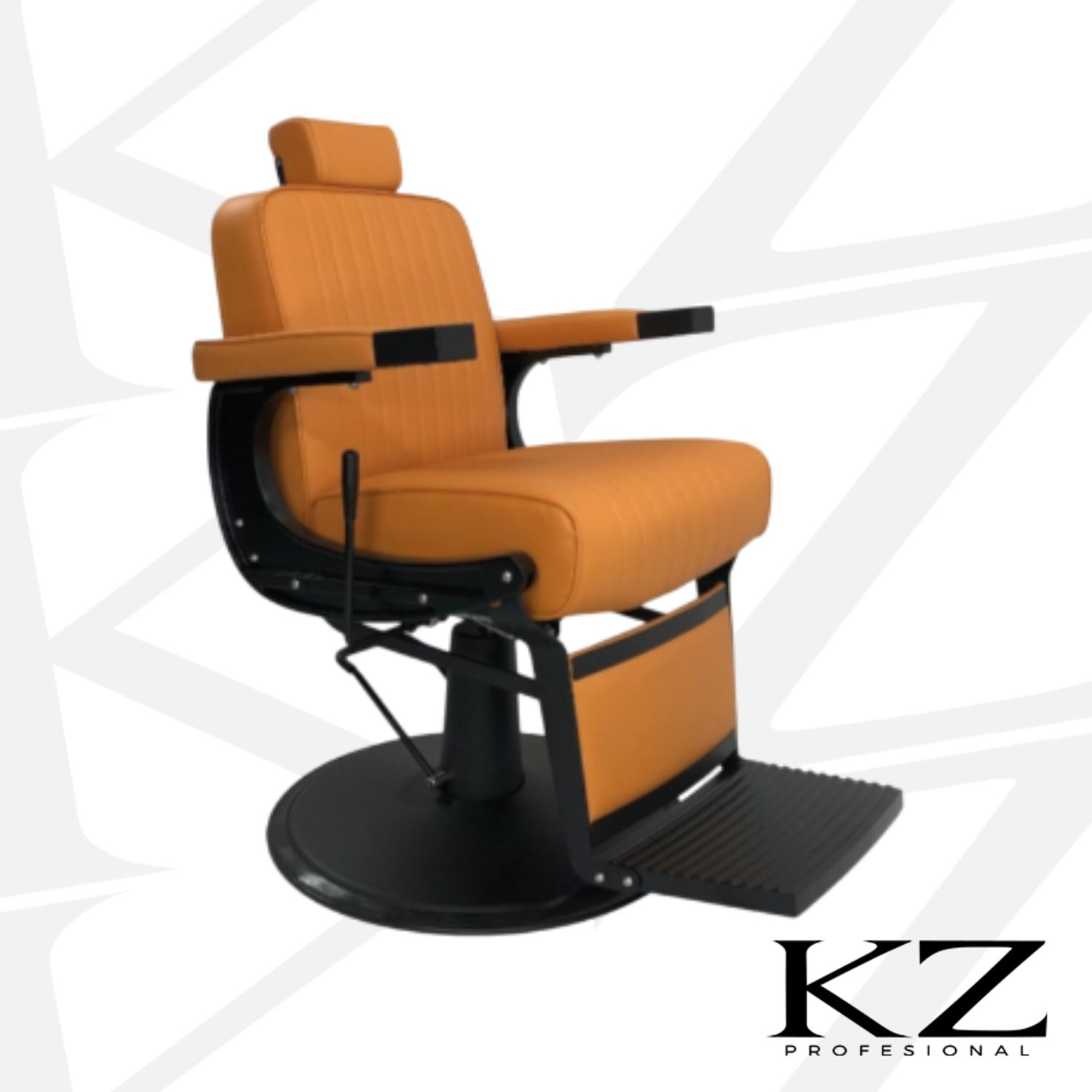 Sillón de barbero GLORY Negro Marrón - F