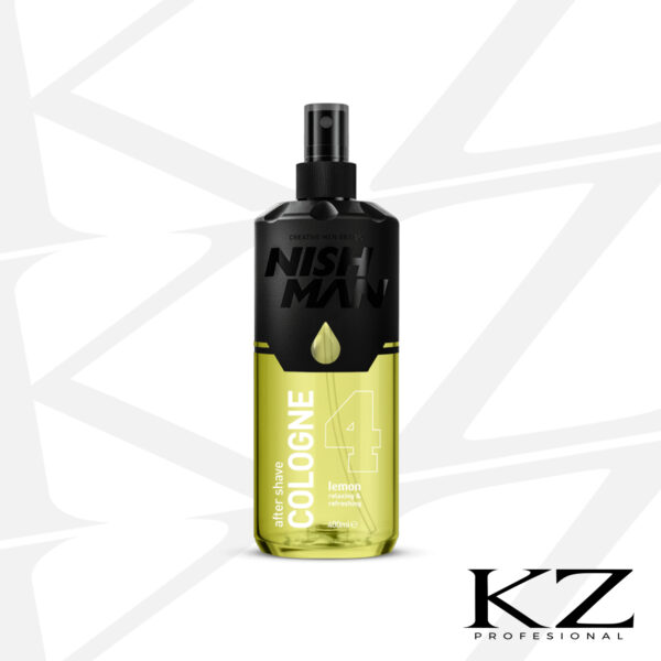 After Shave Cologne N.04 Lemon 400ml - NISHMAN