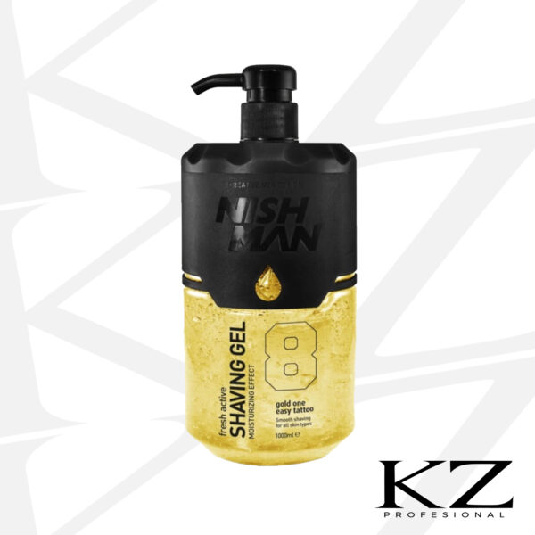 Shaving Gel / Gel de Afeitado N8 One Gold 1000ml - NISHMAN